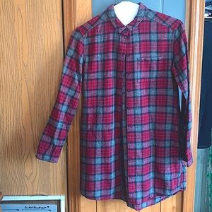 Jack wills flannel shirt dress